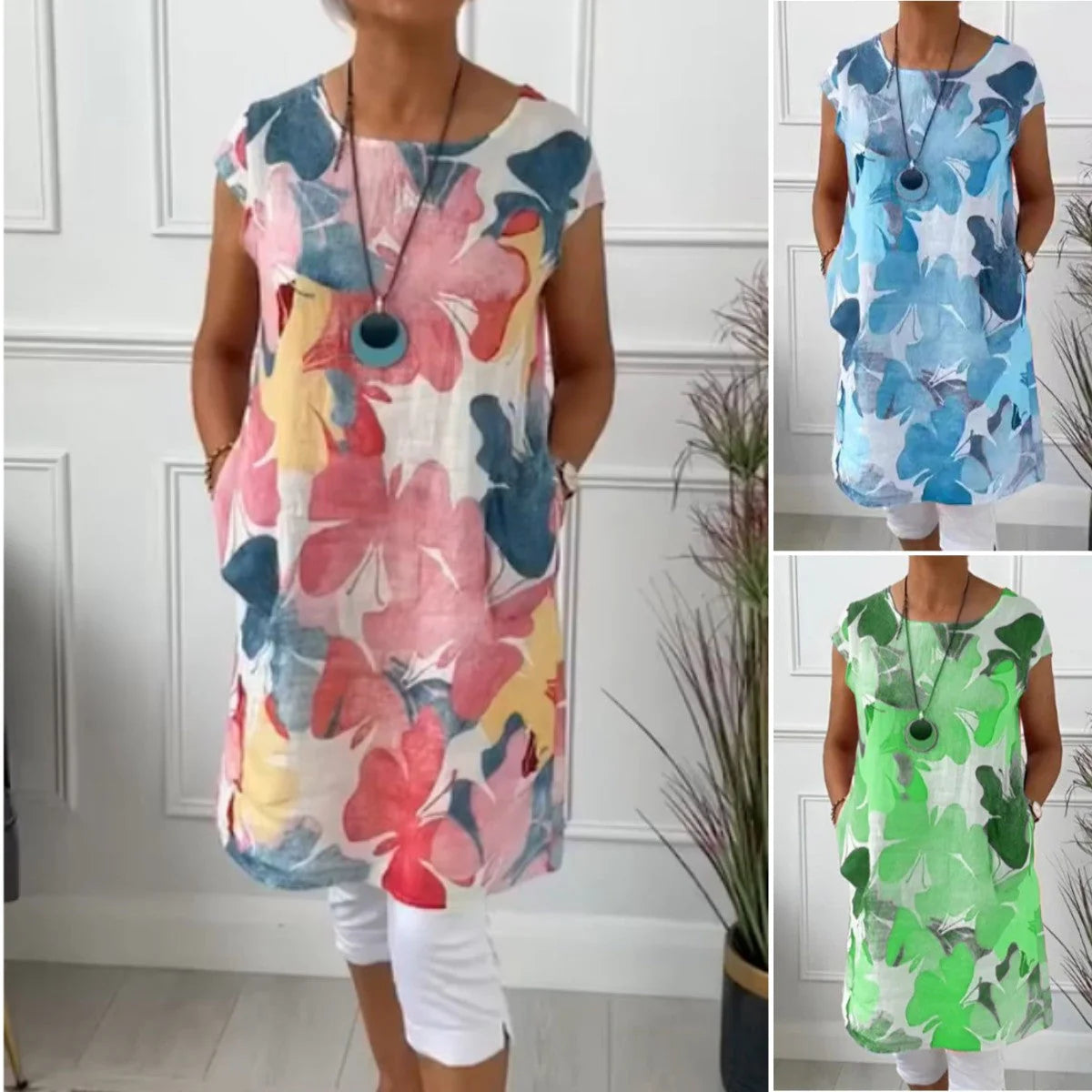 Anita™ | Elegante vestido de cuello redondo