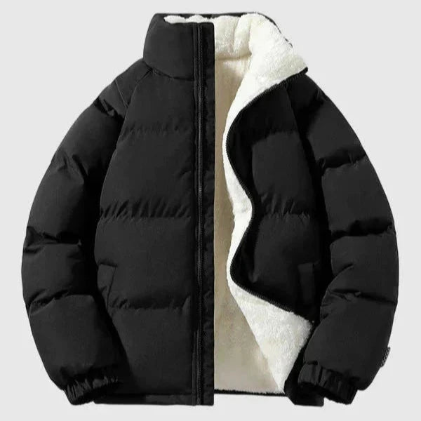 Calvin | Men's Fleece-Lined and Padded Puffer Jacket