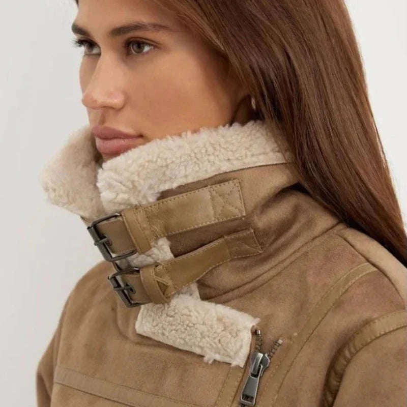 Betheknow | Damen Doppelt Gefütterte Jacke