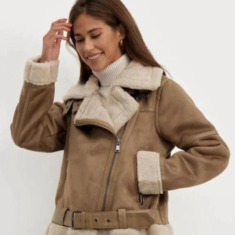 Betheknow | Damen Doppelt Gefütterte Jacke