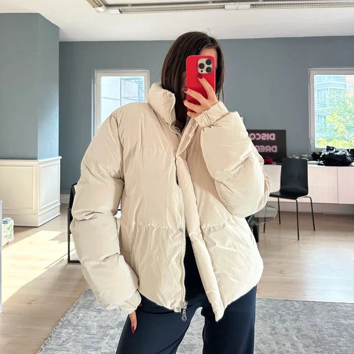 Betheknow | Women bomber puffer jacket