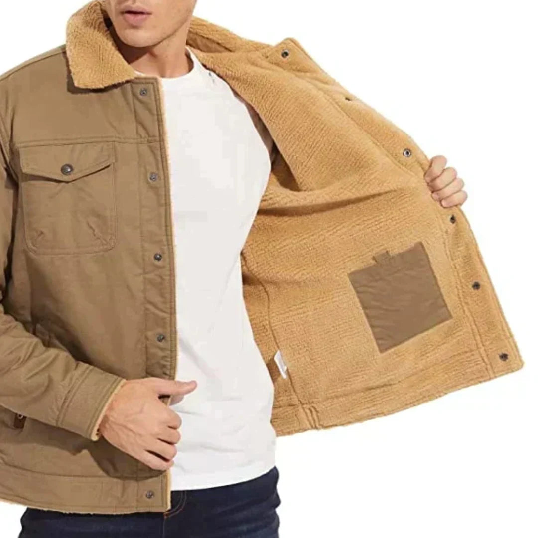 Carl - Bomber jacket with wool lining