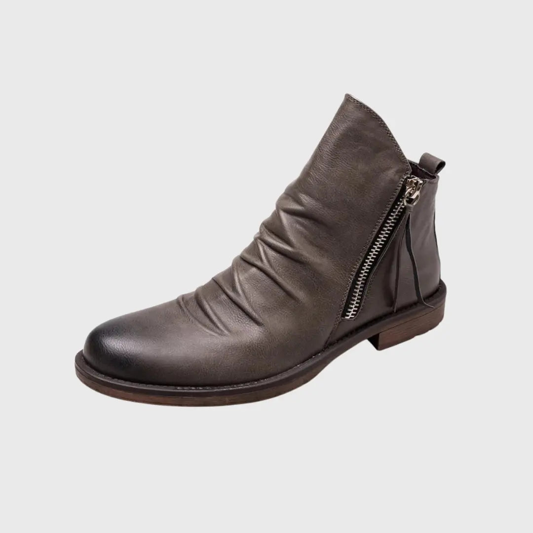 Bernardo Cavallino Leather Boots