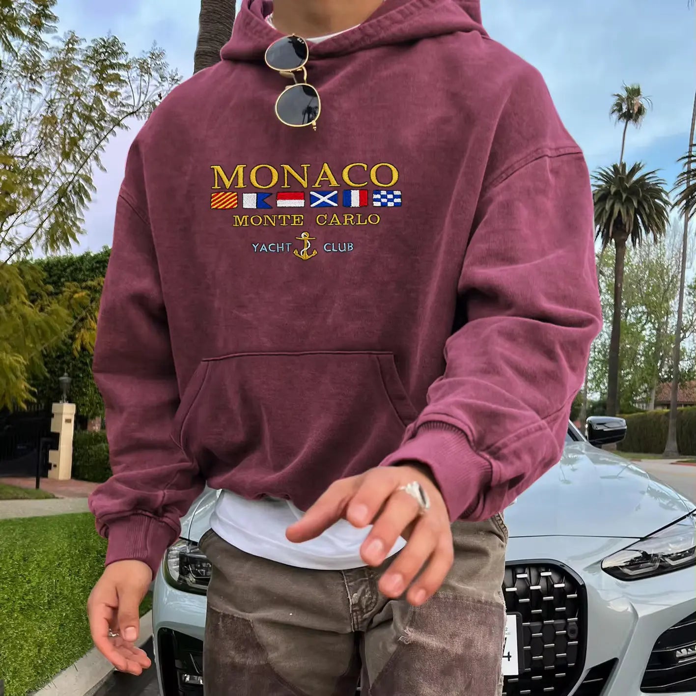 Monaco pullover with zipper