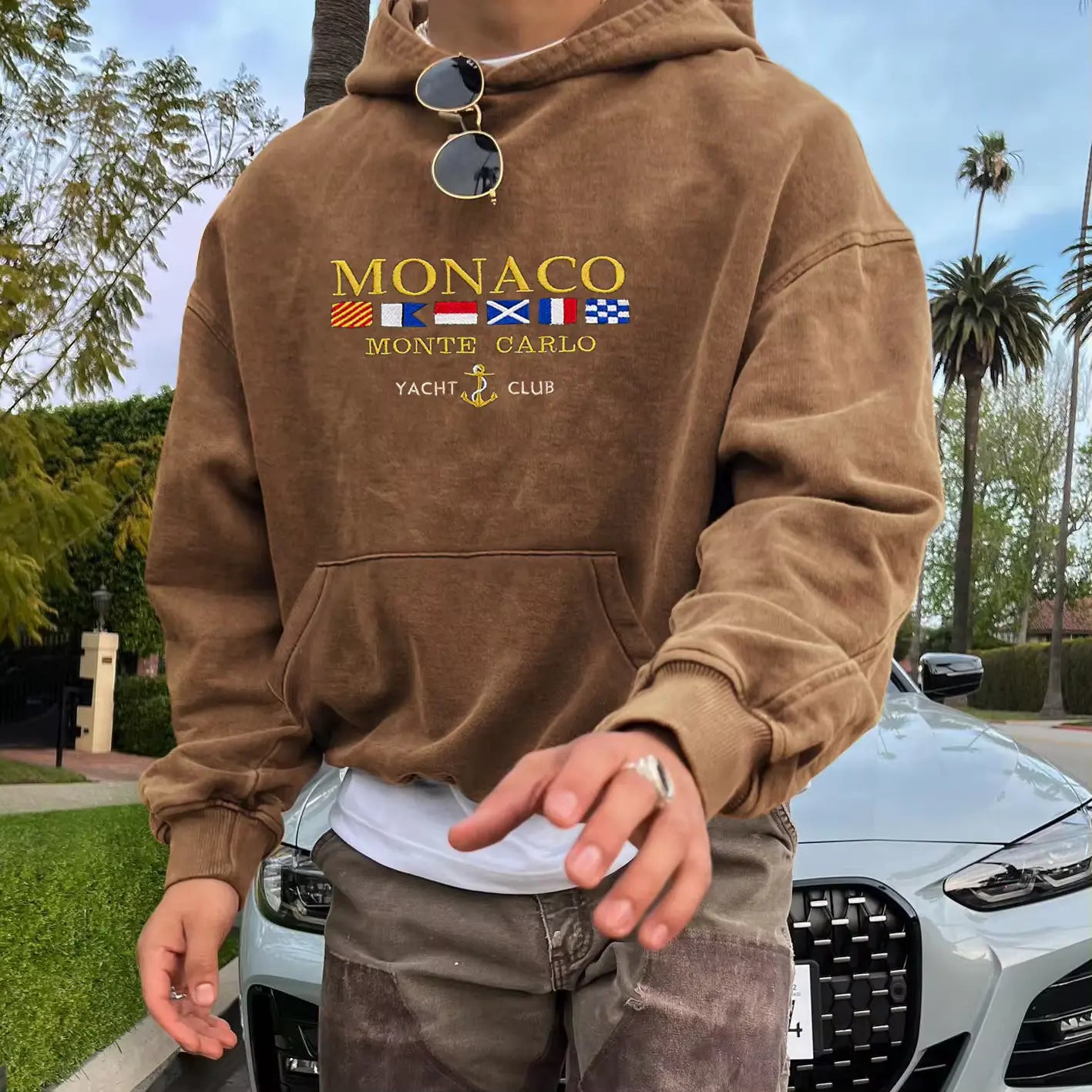 Monaco pullover with zipper