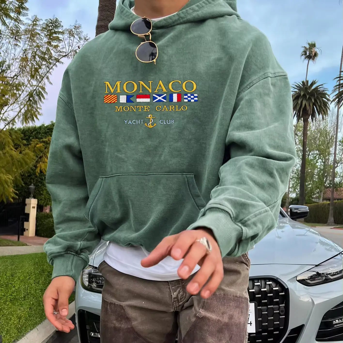 Monaco pullover with zipper