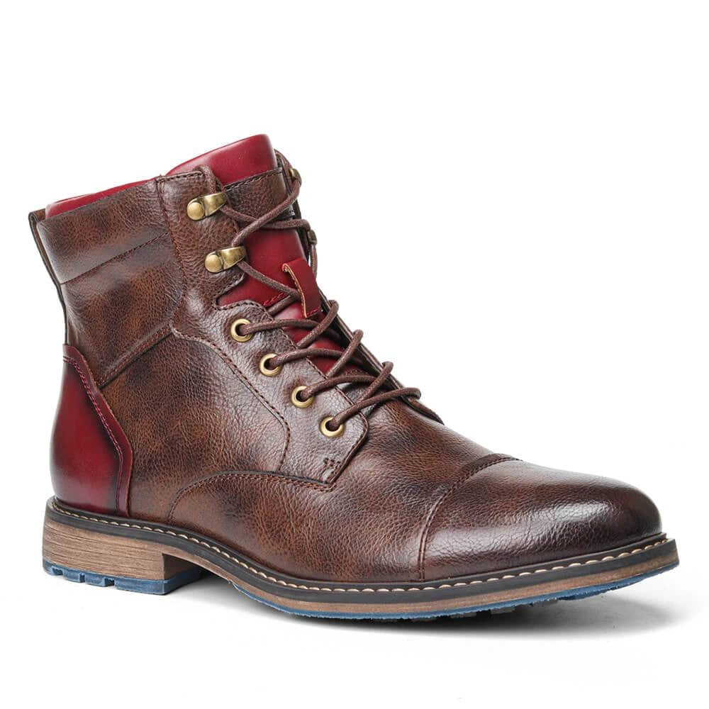 Cris | Herren Handfertige Oxford-Stiefel aus Hochwertigen Leder