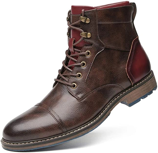 Cris | Herren Handfertige Oxford-Stiefel aus Hochwertigen Leder