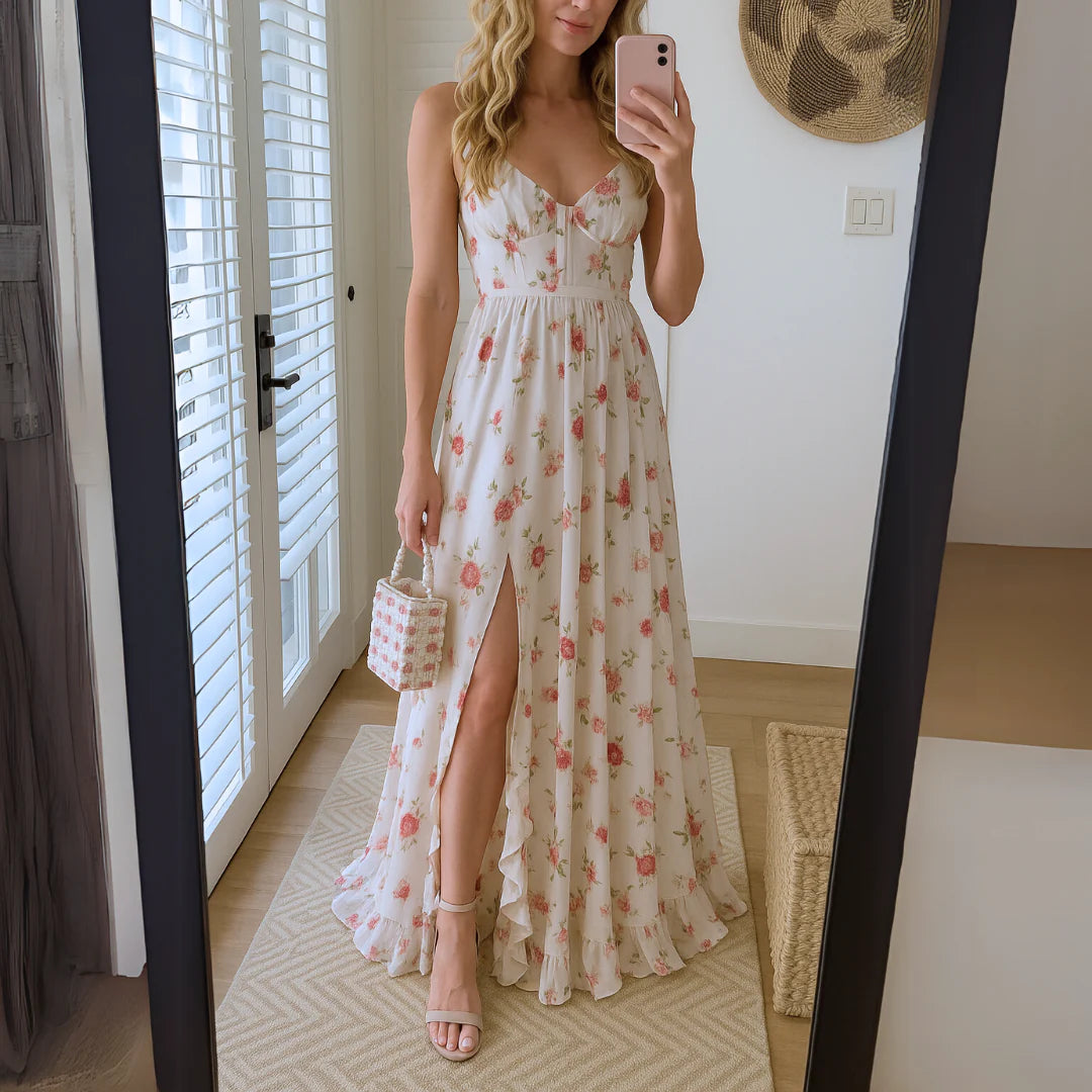 Esmee™ | Langes Blumenkleid