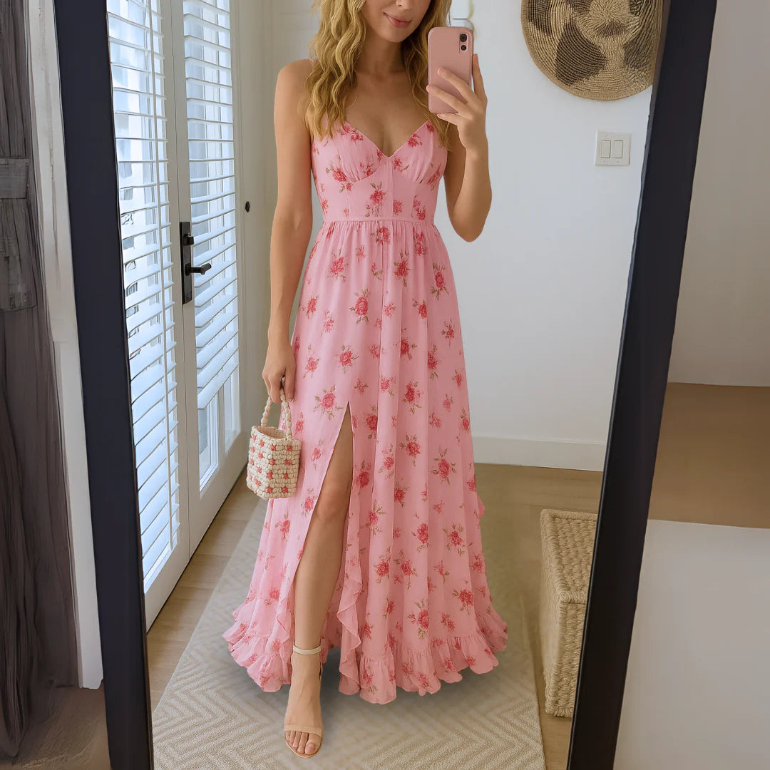 Esmee™ | Langes Blumenkleid