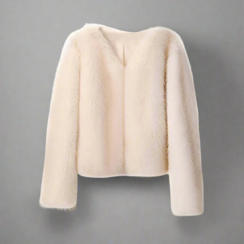 BetheKnow | Women's jackets elegant fur jacket