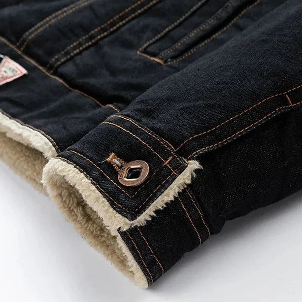 Betheknow |Rancher Denim Fleecejacke