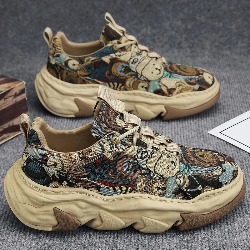 Betheknow | Men's teddy bear sneakers