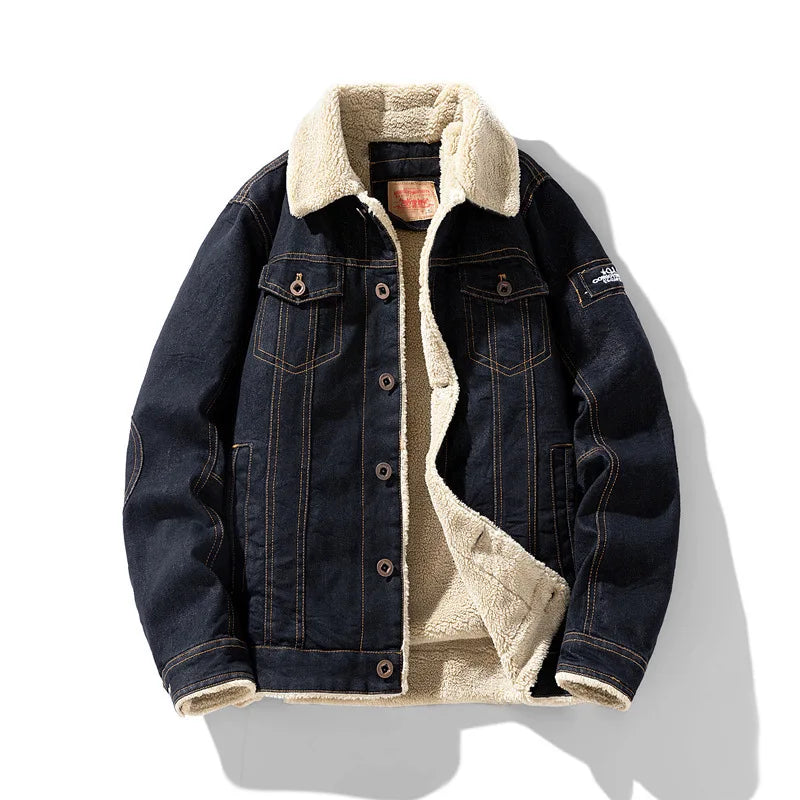 Betheknow |Rancher Denim Fleecejacke