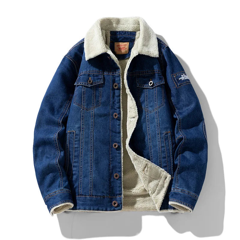 Betheknow | Rancher denim fleece jacket