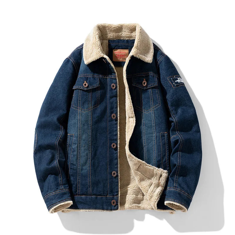 Betheknow |Rancher Denim Fleecejacke