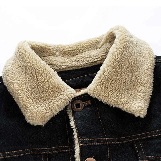 Betheknow |Rancher Denim Fleecejacke