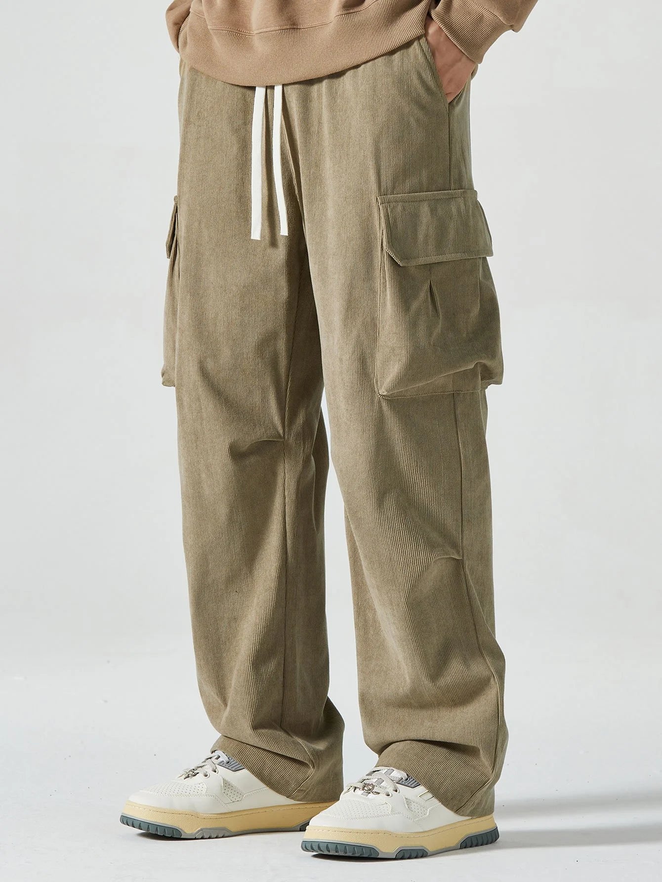 Betheknow | Herren Corduroy Cargohose