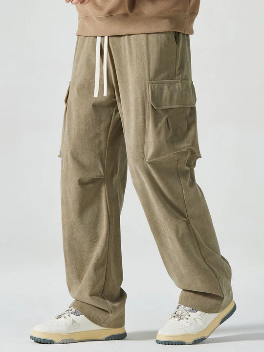 Betheknow | Herren Corduroy Cargohose