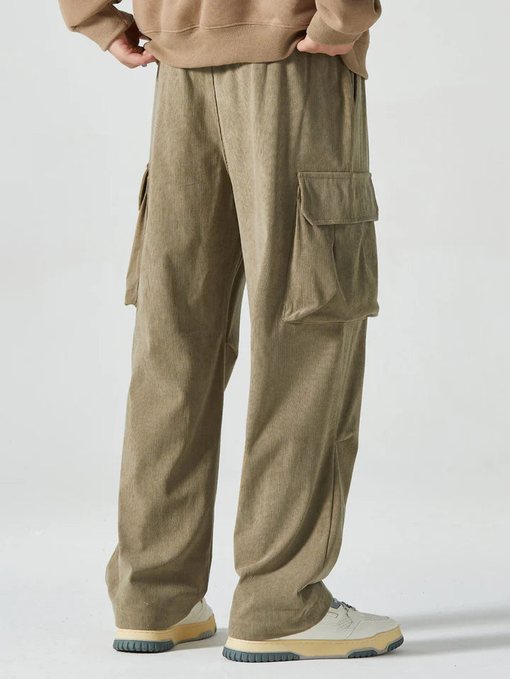 Betheknow | Herren Corduroy Cargohose