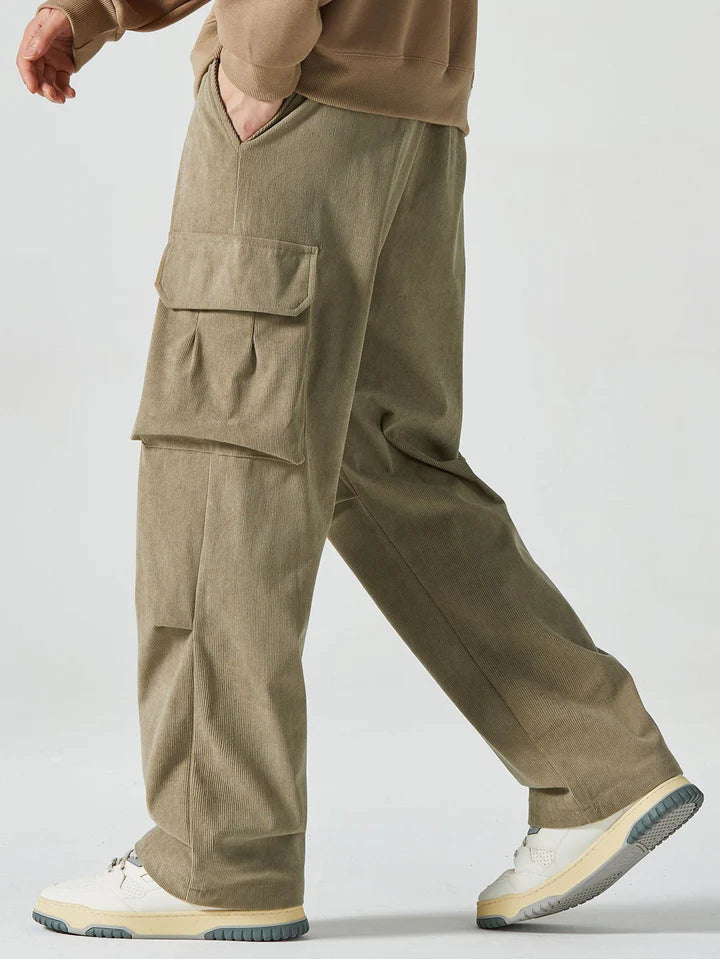 Betheknow | Herren Corduroy Cargohose